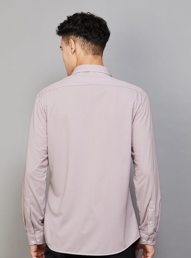 VAN HEUSEN Striped Slim Fit Formal Shirt
