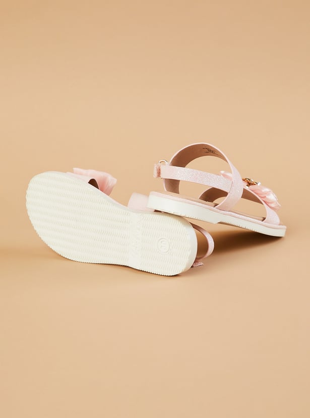 FAME FOREVER Girls Bow Detail Sandals