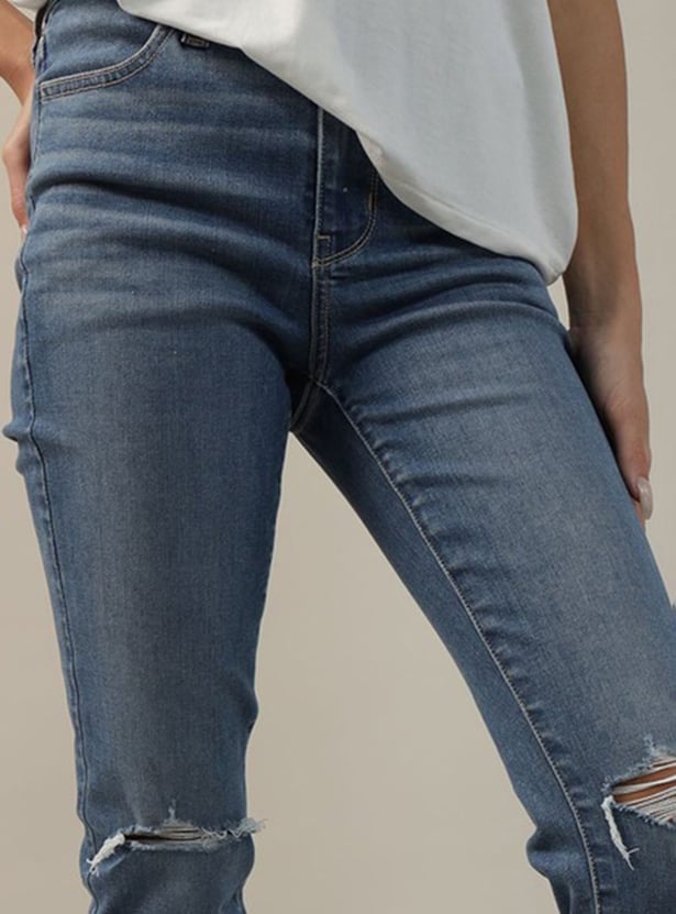 AMERICAN EAGLE Distressed Skinny Fit Jeans