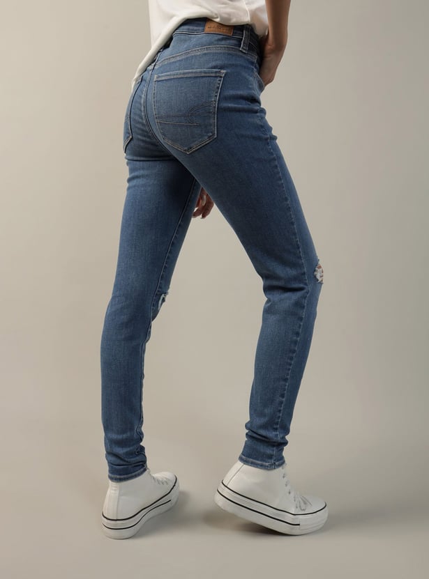 AMERICAN EAGLE Distressed Skinny Fit Jeans