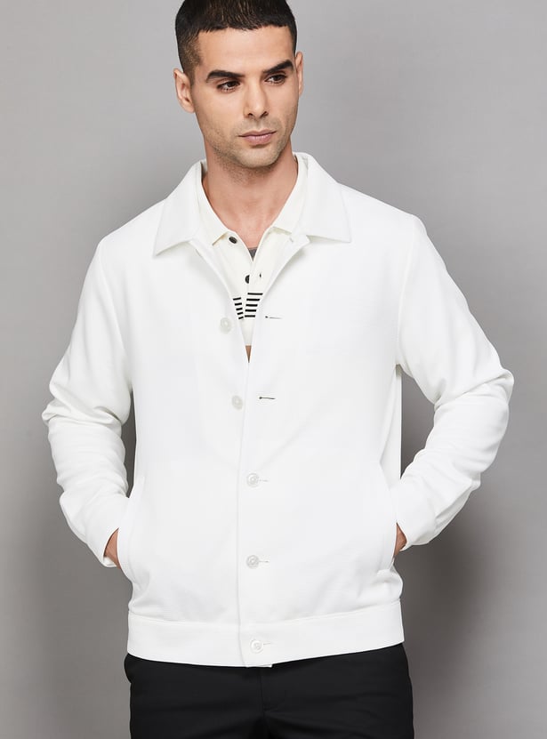 V DOT Solid Windcheaters Jacket