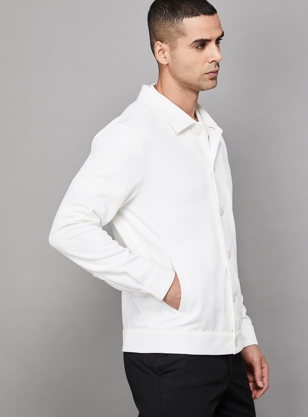 V DOT Solid Windcheaters Jacket