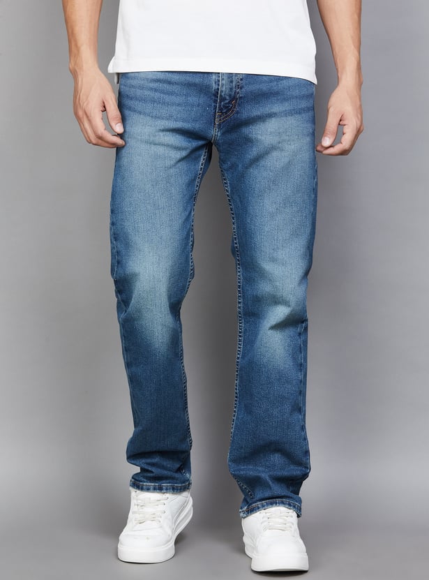 LEVI'S Whiskered Regular Straight Jeans
