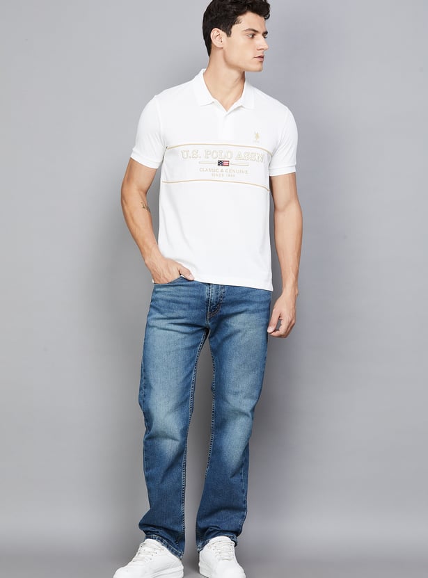LEVI'S Whiskered Regular Straight Jeans