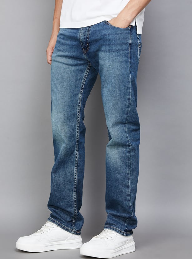 LEVI'S Whiskered Regular Straight Jeans