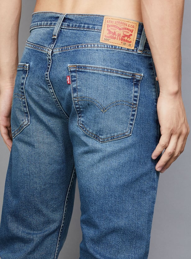 LEVI'S Whiskered Regular Straight Jeans