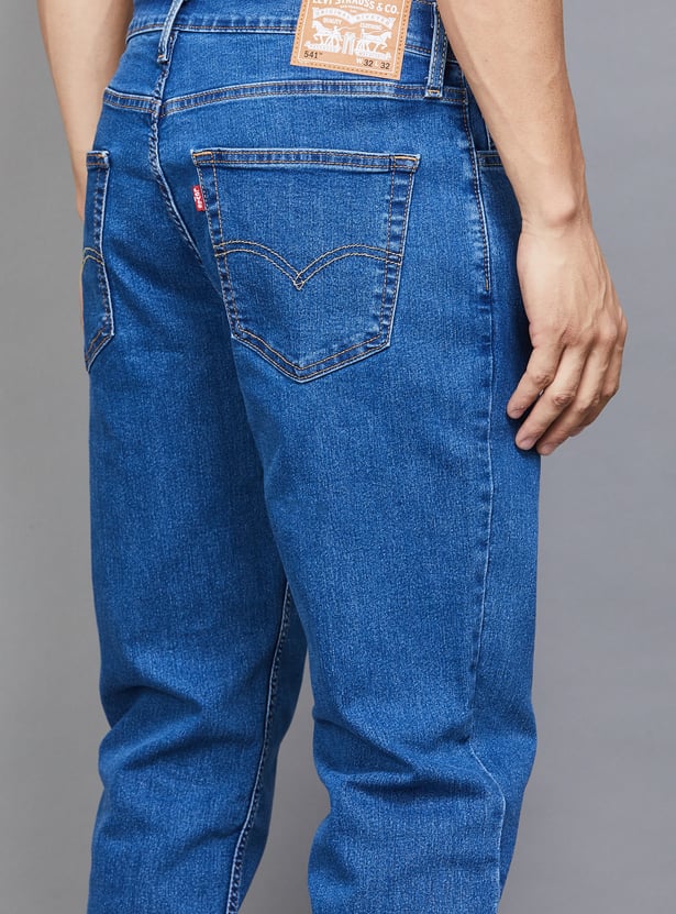 LEVI'S 541 Stonewashed Athletic Tapered Jeans