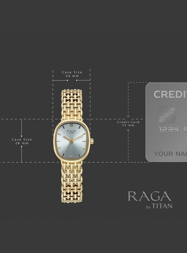 TITAN LRAGA Spotlight Analog Watch - 95430YM01