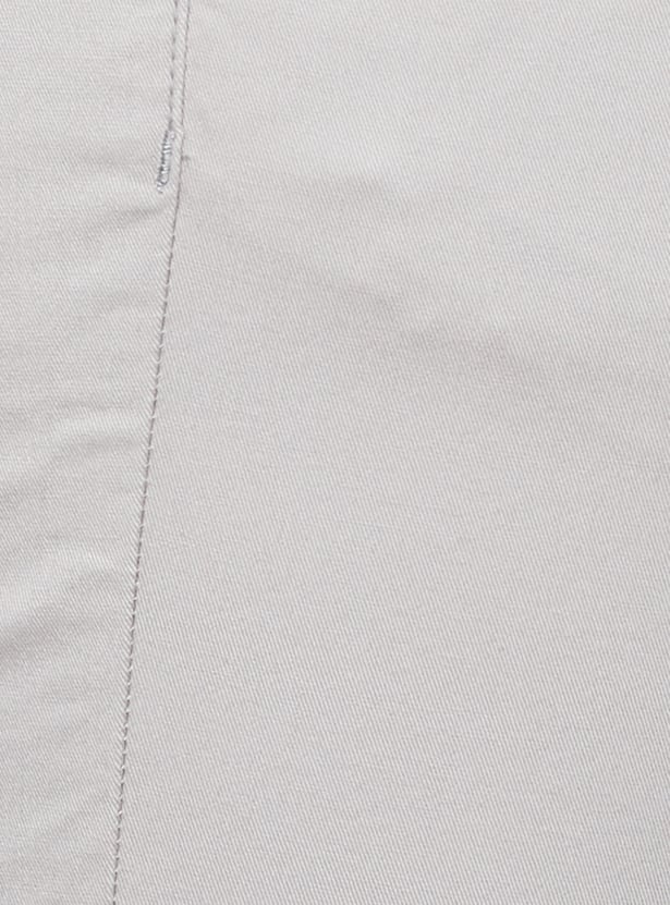 INDIAN TERRAIN Solid Brooklyn Trousers (Slim Straight)