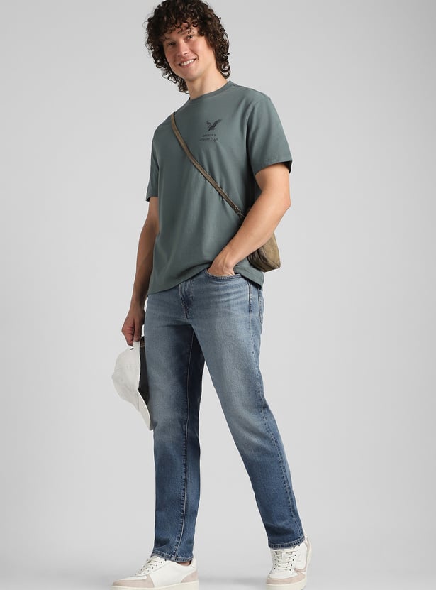AMERICAN EAGLE Washed Slim Straight Jeans