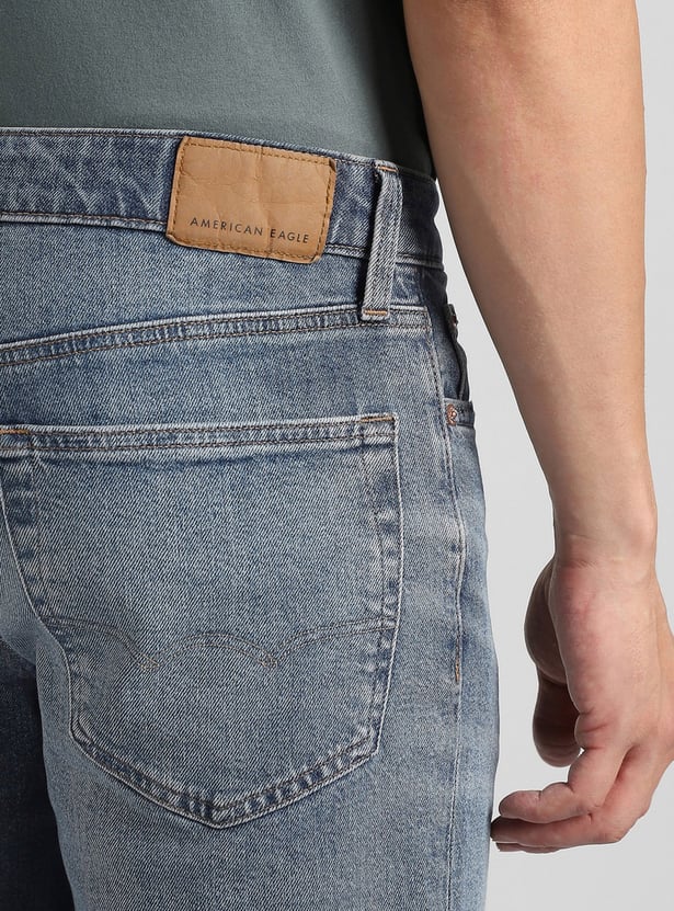AMERICAN EAGLE Washed Slim Straight Jeans