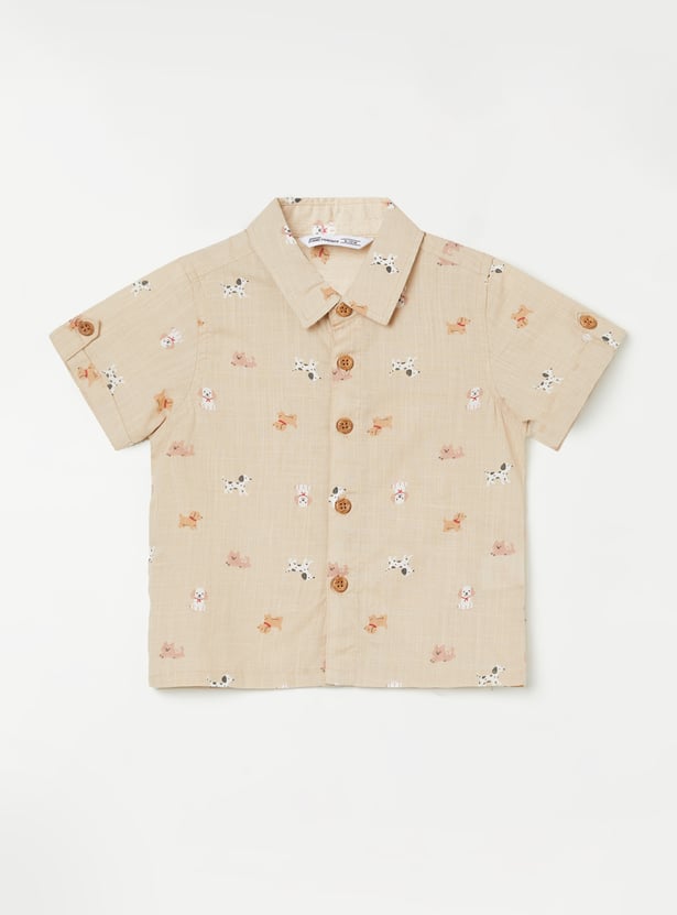 FAME FOREVER Boys Printed Shirt