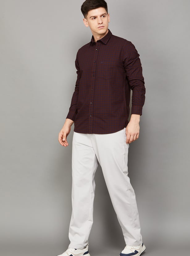 COLORPLUS Checked Regular Fit Shirt