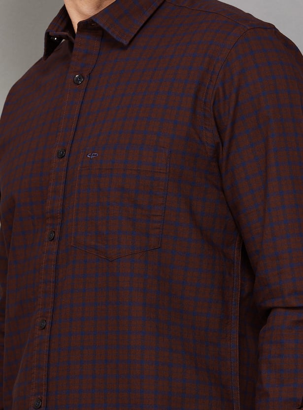 COLORPLUS Checked Regular Fit Shirt