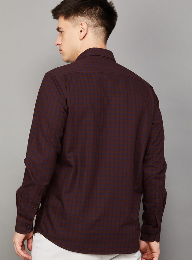 COLORPLUS Checked Regular Fit Shirt