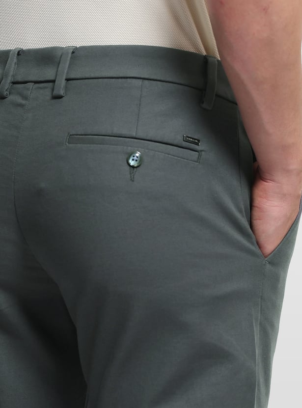 ARROW SPORT Solid Regular Fit Trousers