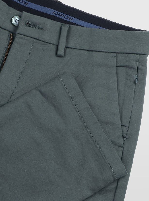 ARROW SPORT Solid Regular Fit Trousers