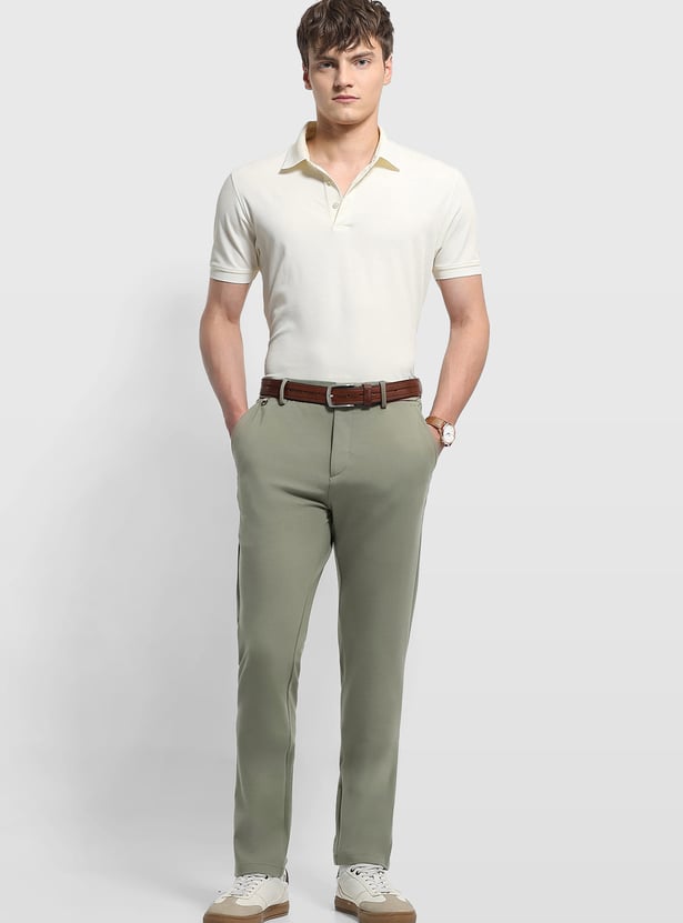 ARROW SPORT Solid Super Slim Trousers