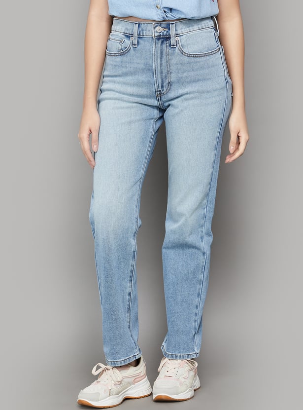 LEVI'S Solid High-Rise Jeans
