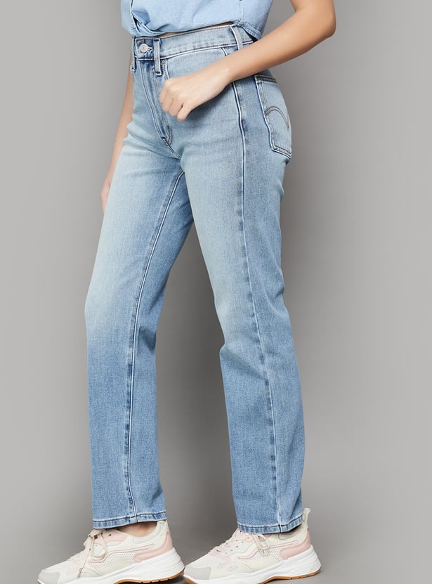LEVI'S Solid High-Rise Jeans