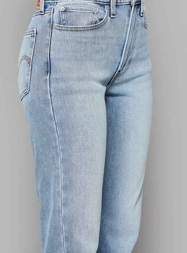LEVI'S Solid High-Rise Jeans