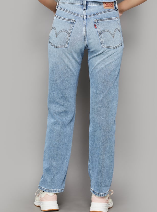 LEVI'S Solid High-Rise Jeans