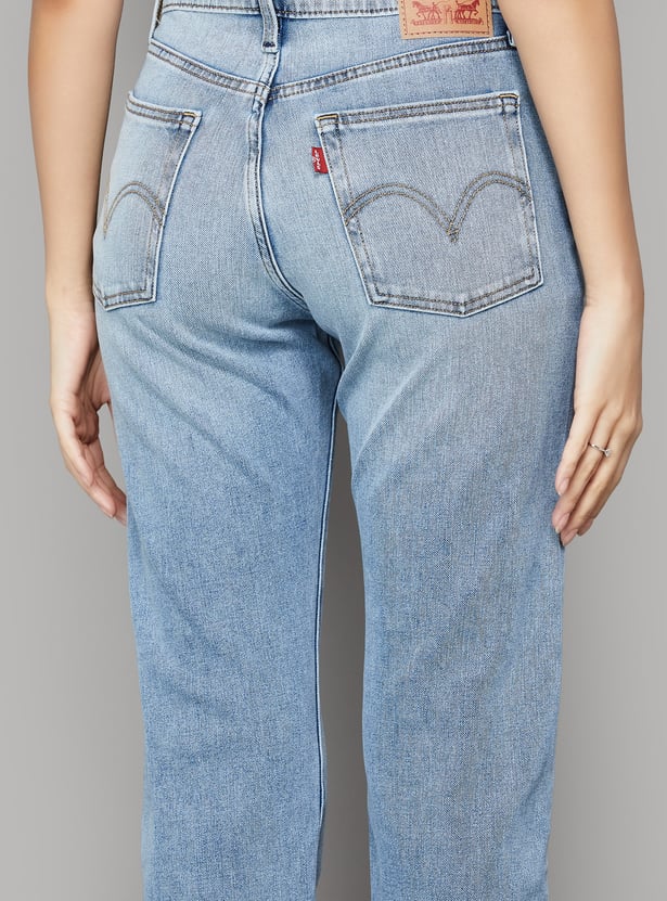 LEVI'S Solid High-Rise Jeans