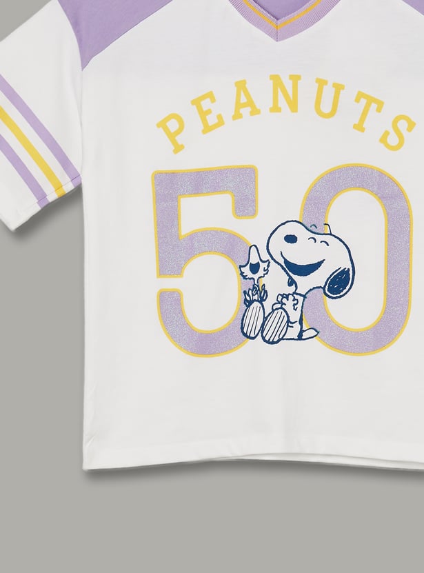 KIDSVILLE Girls Snoopy T-shirt