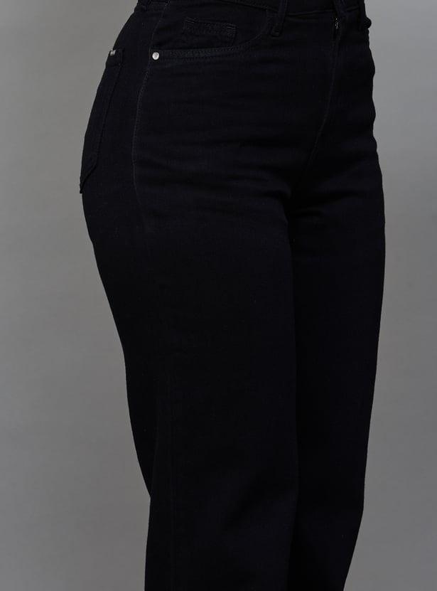 KRAUS Solid Straight Fit Jeans