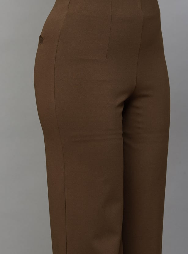 KRAUS Solid Straight Trousers