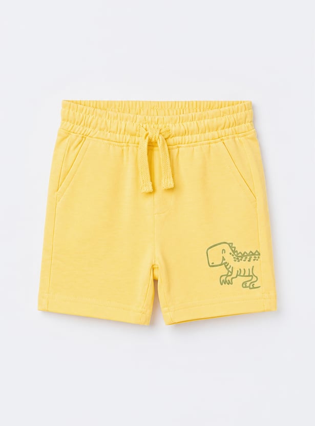 FAME FOREVER Boys Dinosaur Print T-shirt and Shorts