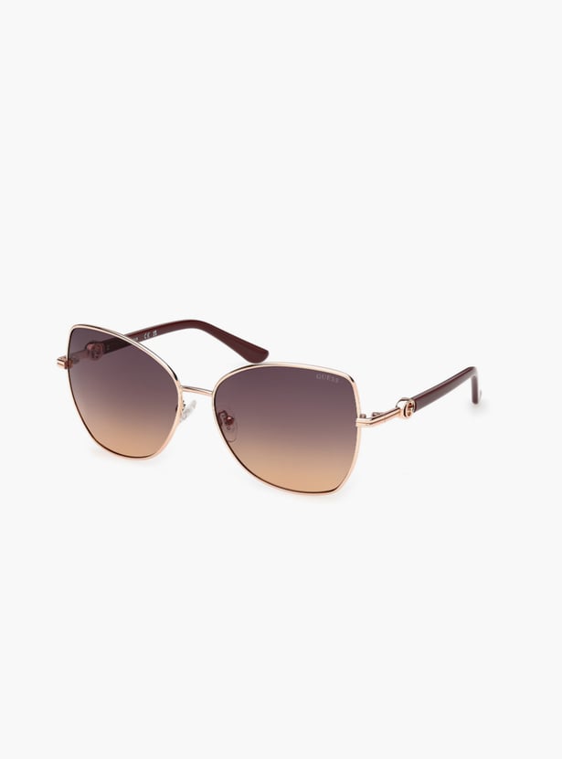 GUESS UV Protected Butterfly Sunglasses - GUS0025928B59SG