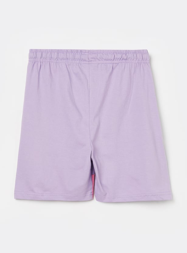KIDSVILLE Girls Disney Print Shorts