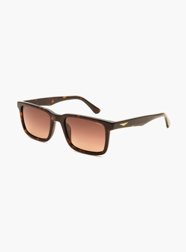 POLICE Polarized Rectangle Sunglasses - SPLP21K54745PSG