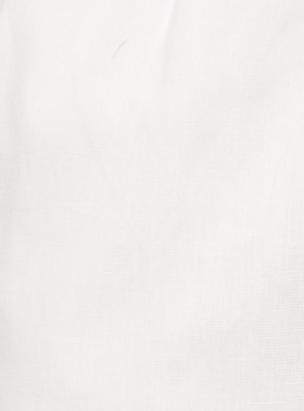 W Embroidered Straight Pants