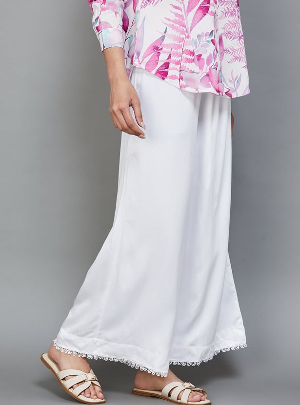 BIBA Solid Palazzos