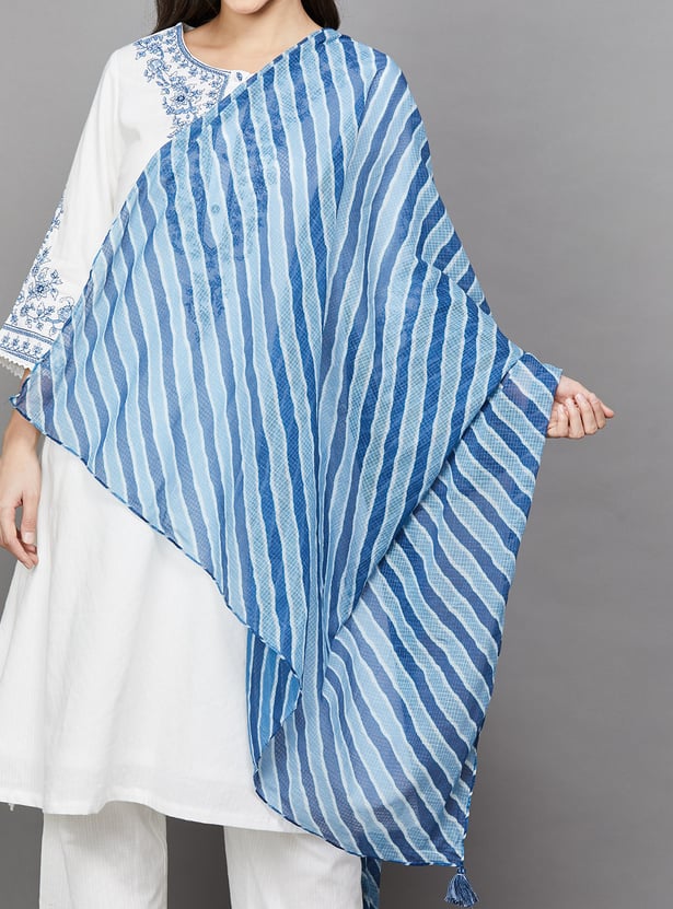 BIBA Embroidered Kurta Set