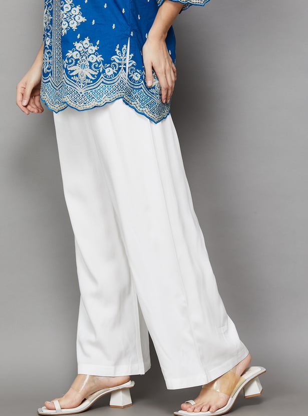 BIBA Solid Palazzos