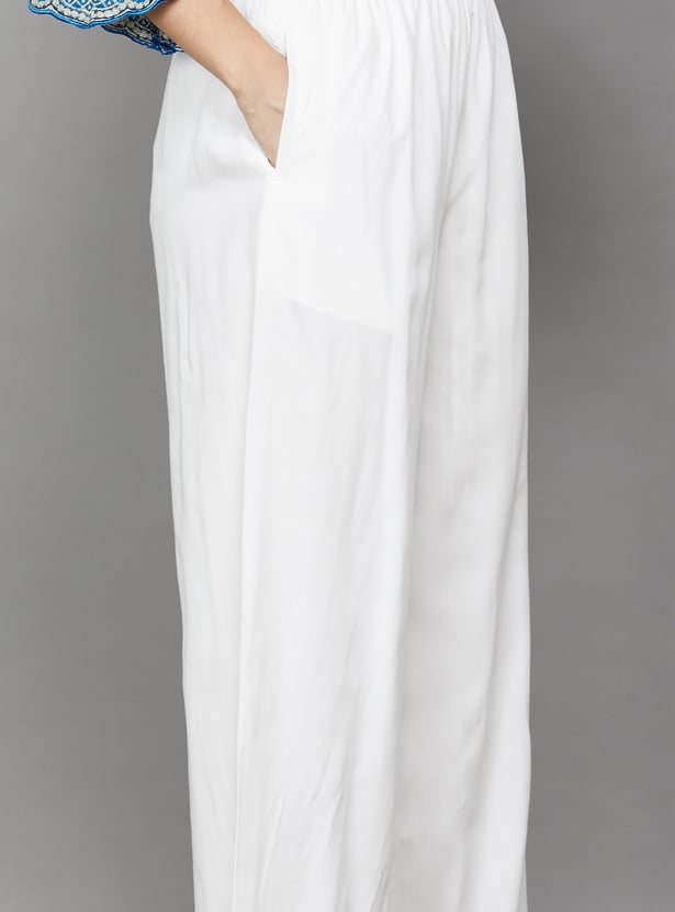BIBA Solid Palazzos