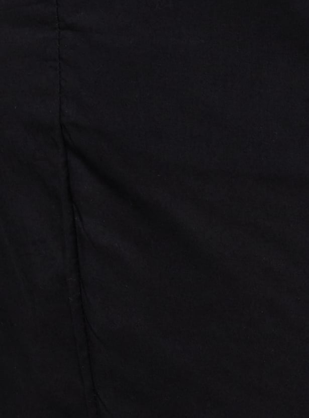 BIBA Solid Straight Pants