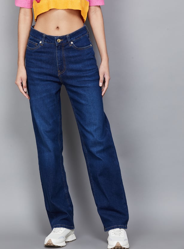 ONLY Washed Straight Fit Jeans