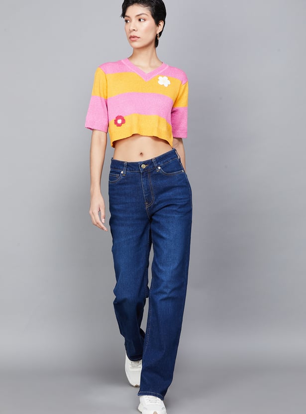 ONLY Washed Straight Fit Jeans