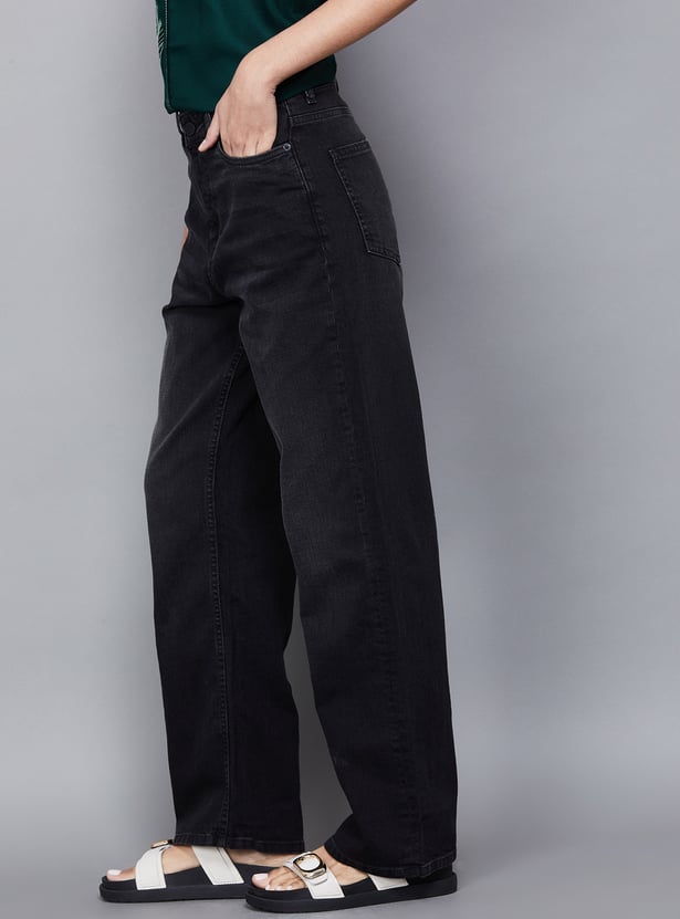 ONLY Washed Straight Fit Jeans