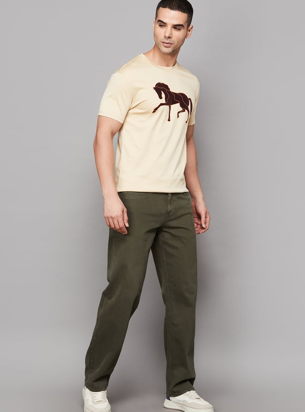 US POLO ASSN Washed Regular Tapered Jeans