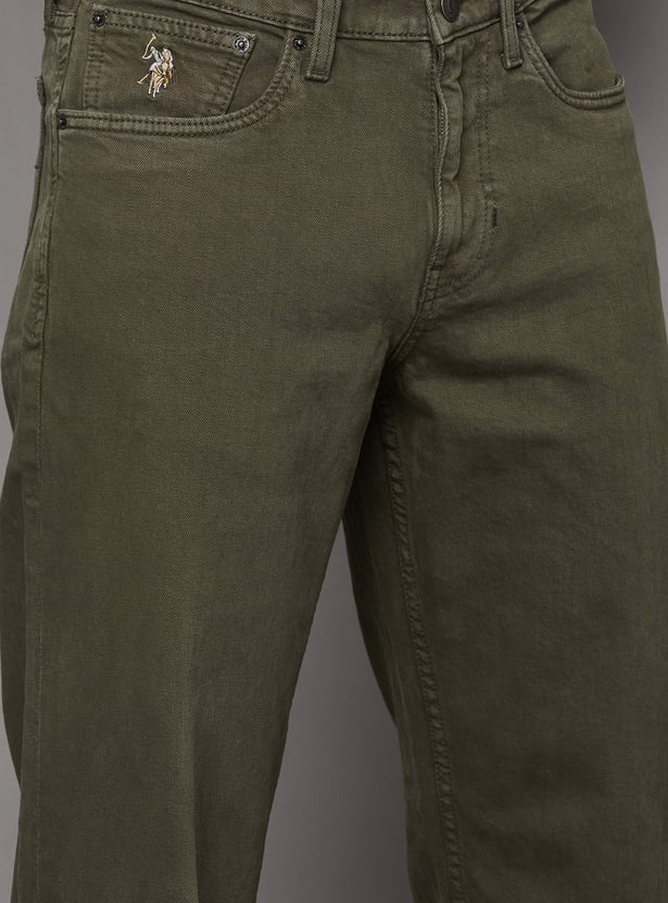 US POLO ASSN Washed Regular Tapered Jeans