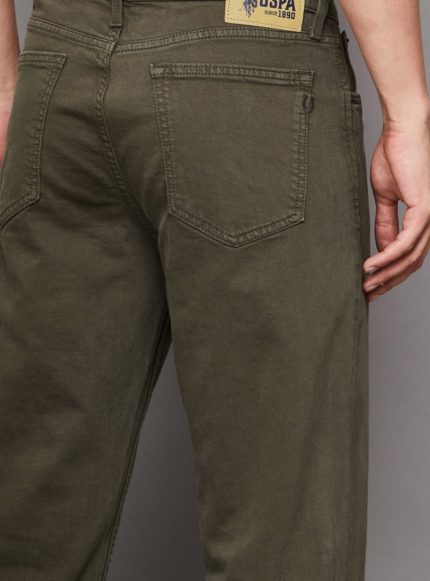 US POLO ASSN Washed Regular Tapered Jeans
