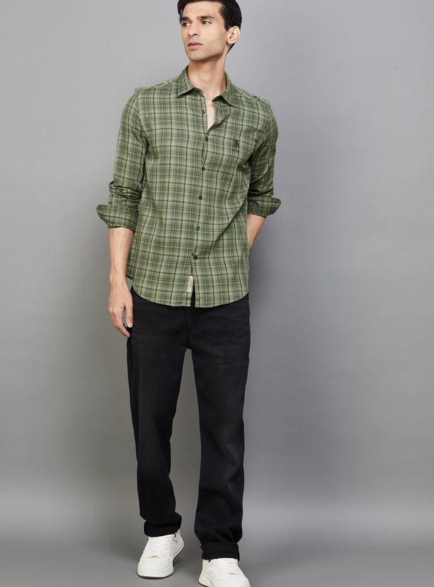 US POLO ASSN Checked Regular Fit Shirt