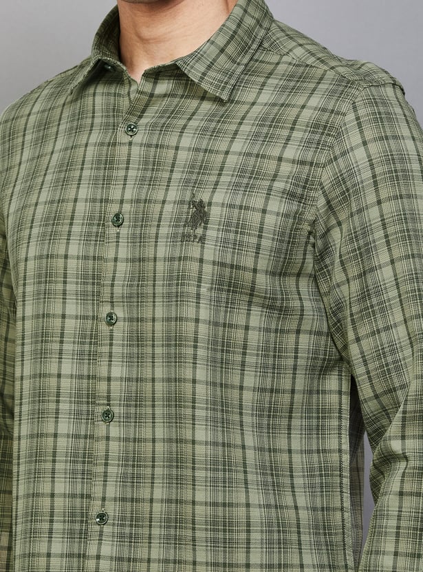 US POLO ASSN Checked Regular Fit Shirt