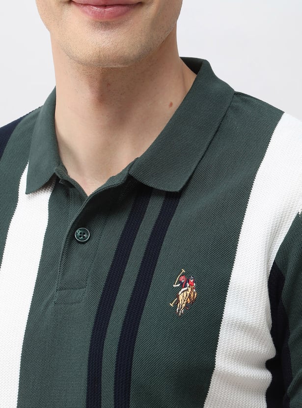 US POLO ASSN Striped Polo T-shirt