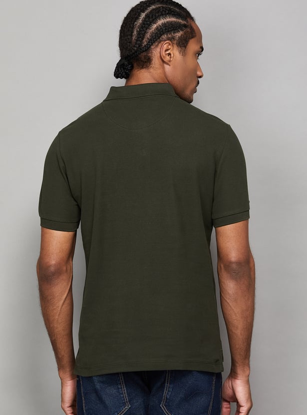 US POLO ASSN Embroidered Slim Fit Polo T-shirt
